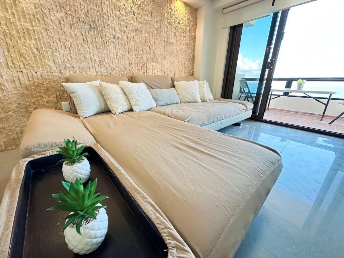 Amazing Beachfront Apartment Cancún Esterno foto
